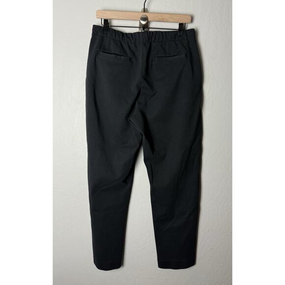 Everlane The Dream Pant Women’s Large Black Pull On Tapered Ankle - Picture 2 of 4